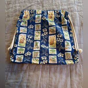 Vintage Hawaiian Cotton Backpack